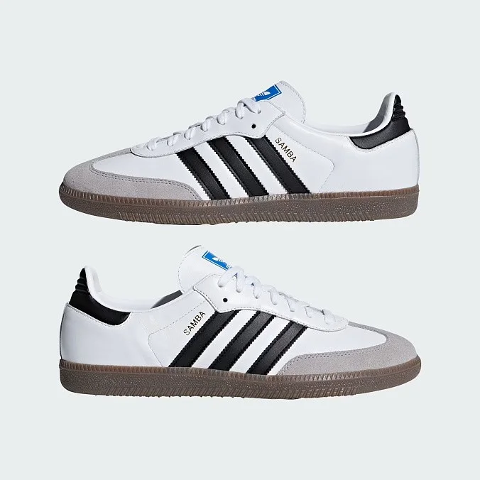 Кроссовки adidas Originals Samba OG Cloud White/Core Black/Gum