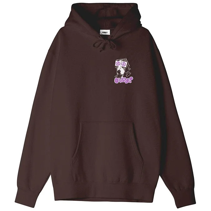 Толстовка Obey Obey Peace Eyes Box Fit Heavyweight Terry Hood