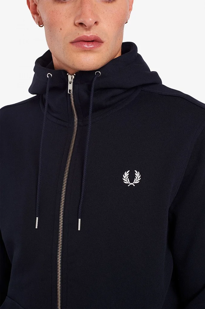 Толстовка Fred Perry Hooded Zip Through Sweatshirt