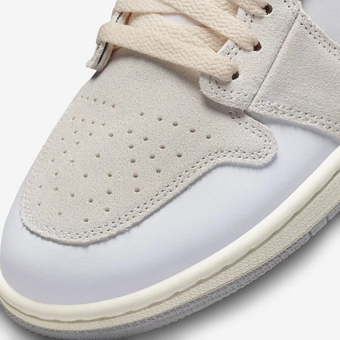 Кроссовки Jordan 1 Mid SE Inside Out Craft Inside/Out White/Grey