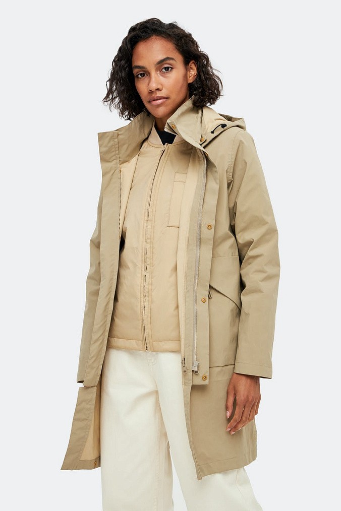 Куртка-трансформер женская SHU коричневая