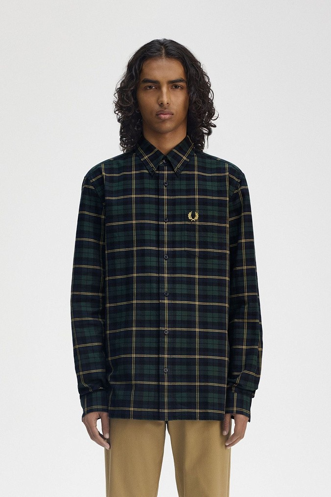 Рубашка Fred Perry Oxford Tartan Shirt