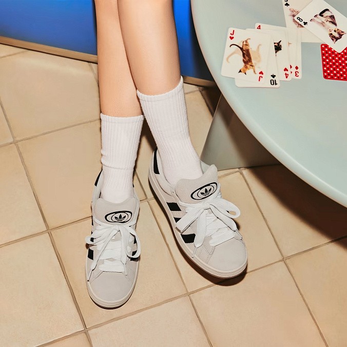 Кроссовки женские adidas Originals Campus 00S Crystal White / Core Black / Off White